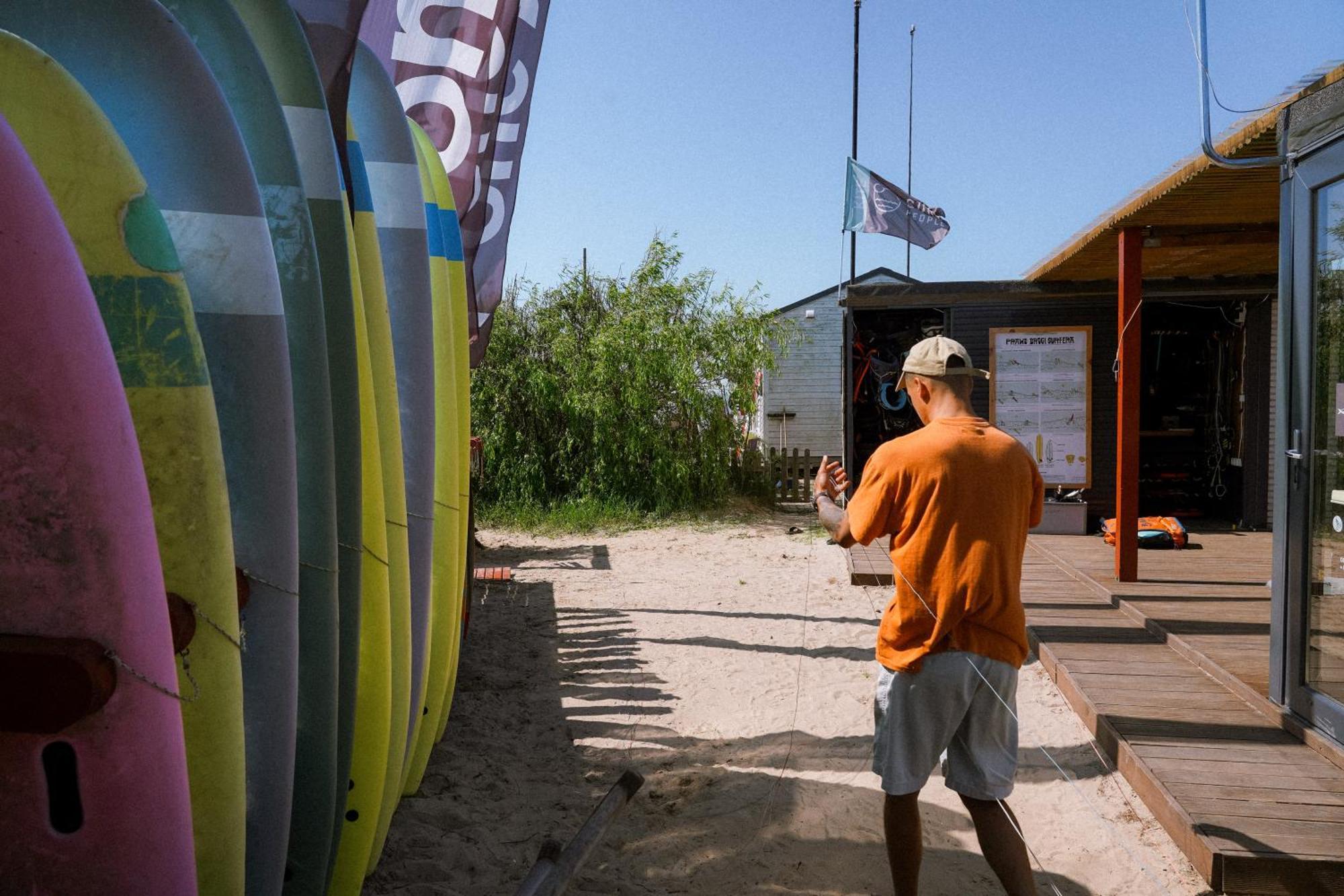 A Pousada Pokoje Surf People Władysławowo Exterior foto